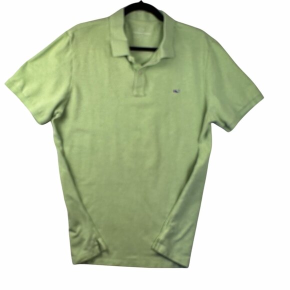 Vineyard Vines Slim Fit Mens Polo Shirt Light Green Sz L Golf Short Sleeve Polo - Picture 7 of 11